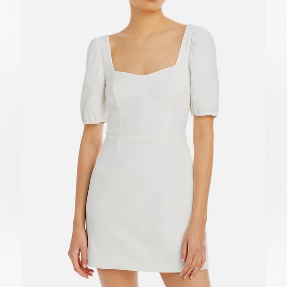 NWT French Connection Whisper Cut Out Back Mini Dress - Picture 1 of 9